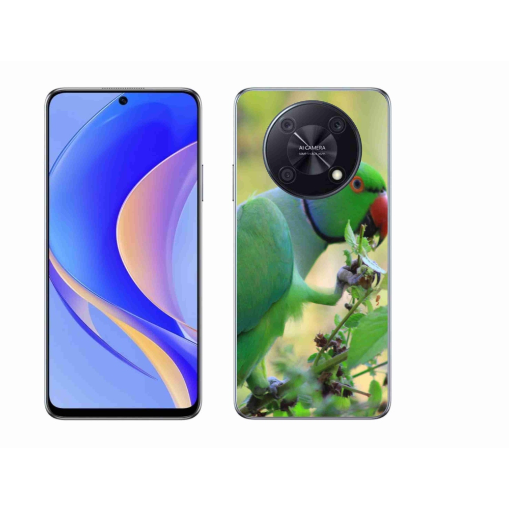 Gél borítás mmCase a Huawei Nova Y90 készülékhez - papagáj alexandr