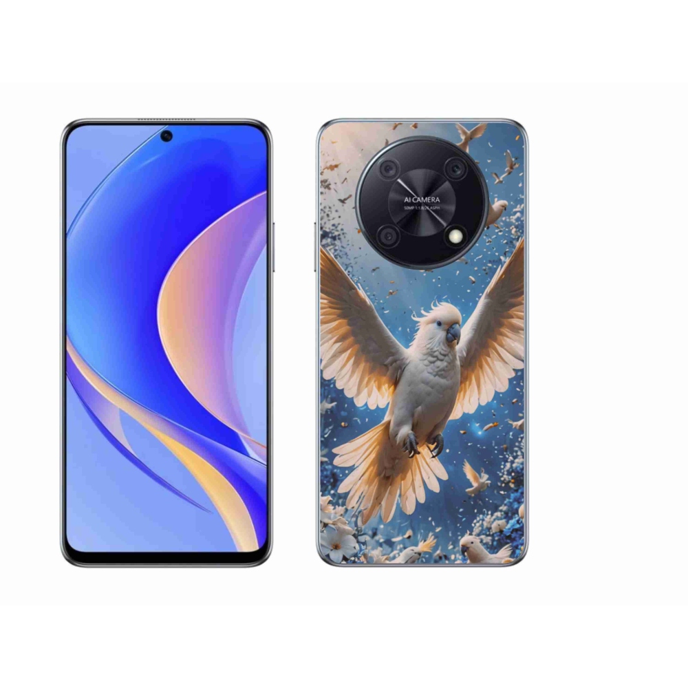 Gél borítás mmCase a Huawei Nova Y90 készülékhez - papagáj kakadu