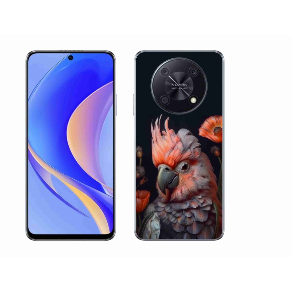 mmCase gél tok a Huawei Nova Y90-hez – színes kakadu papagáj