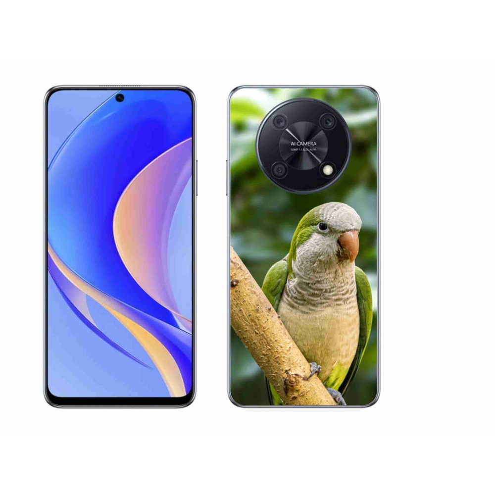 Gél borító mmCase a Huawei Nova Y90 készülékhez - papagáj szerzetes