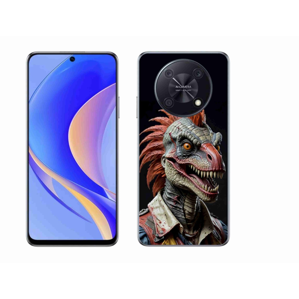 mmCase gél tok a Huawei Nova Y90-hez – punk dinoszaurusz