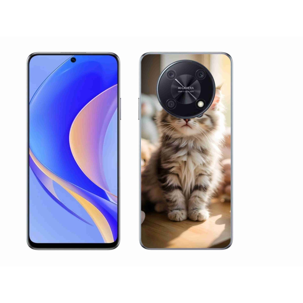 mmCase gél tok a Huawei Nova Y90-hez – aranyos cica 10