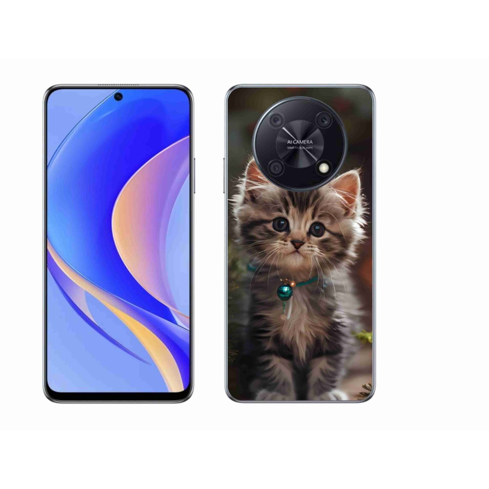 mmCase gél tok a Huawei Nova Y90-hez – aranyos cica 11