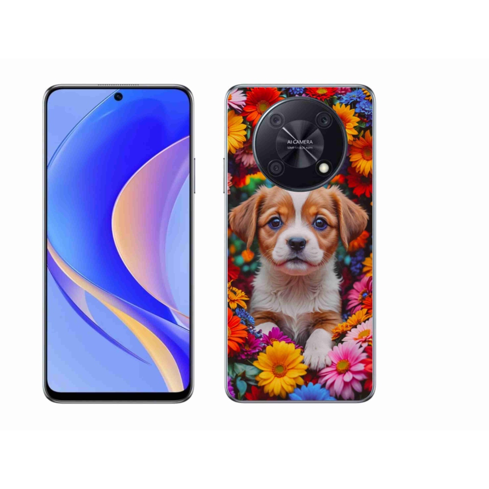 Gél borító mmCase a Huawei Nova Y90 készülékhez - aranyos kiskutya