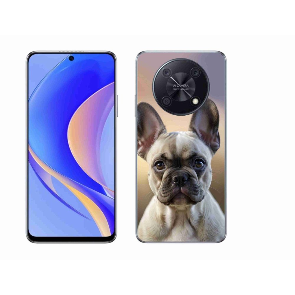 mmCase gél tok a Huawei Nova Y90-hez – aranyos francia buldog