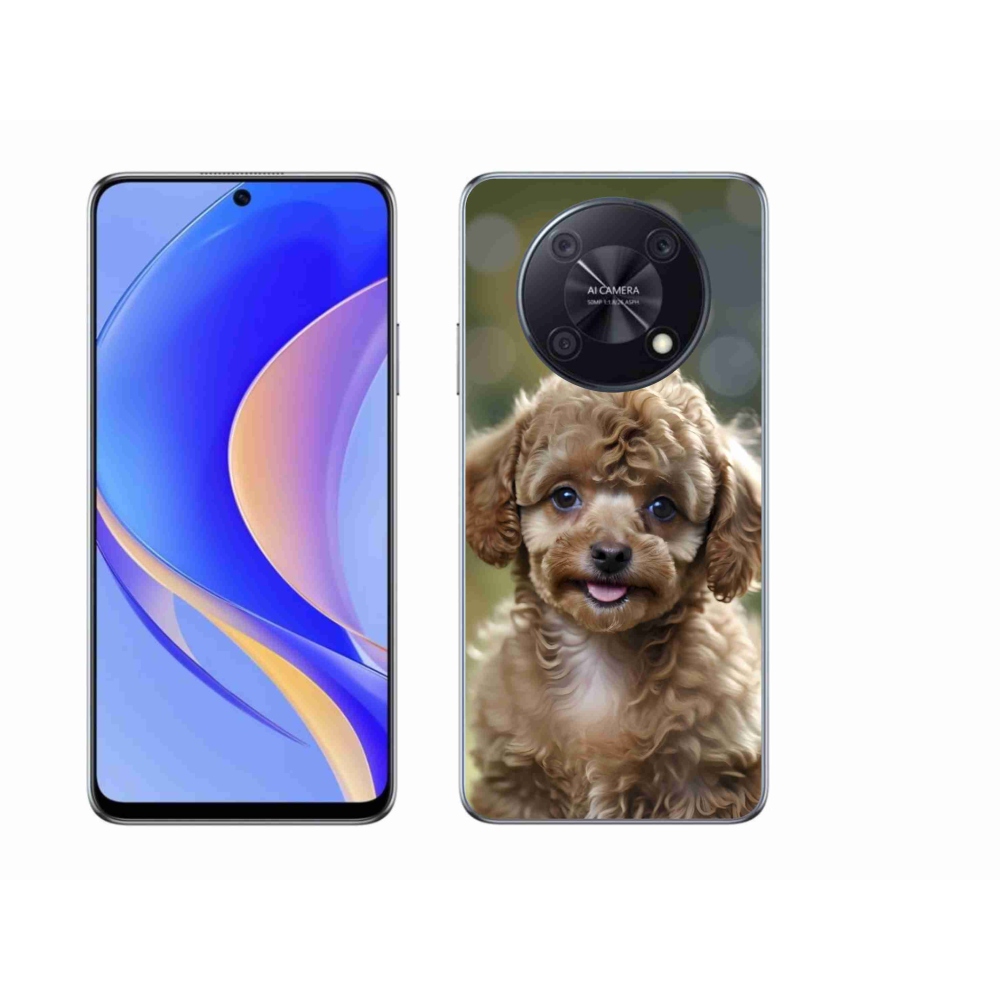 mmCase gél tok a Huawei Nova Y90-hez – aranyos pudli