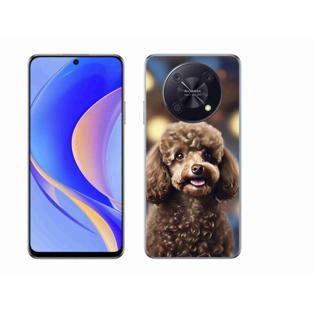 mmCase gél tok a Huawei Nova Y90-hez – aranyos pudli