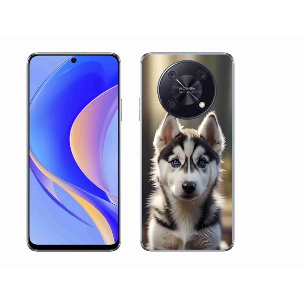 mmCase gél tok a Huawei Nova Y90-hez – aranyos szibériai husky
