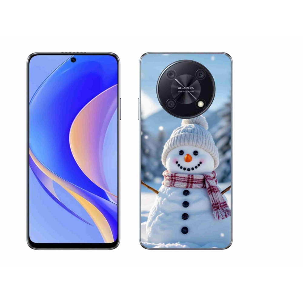 Gél borítás mmCase a Huawei Nova Y90 készülékhez - hóember 3