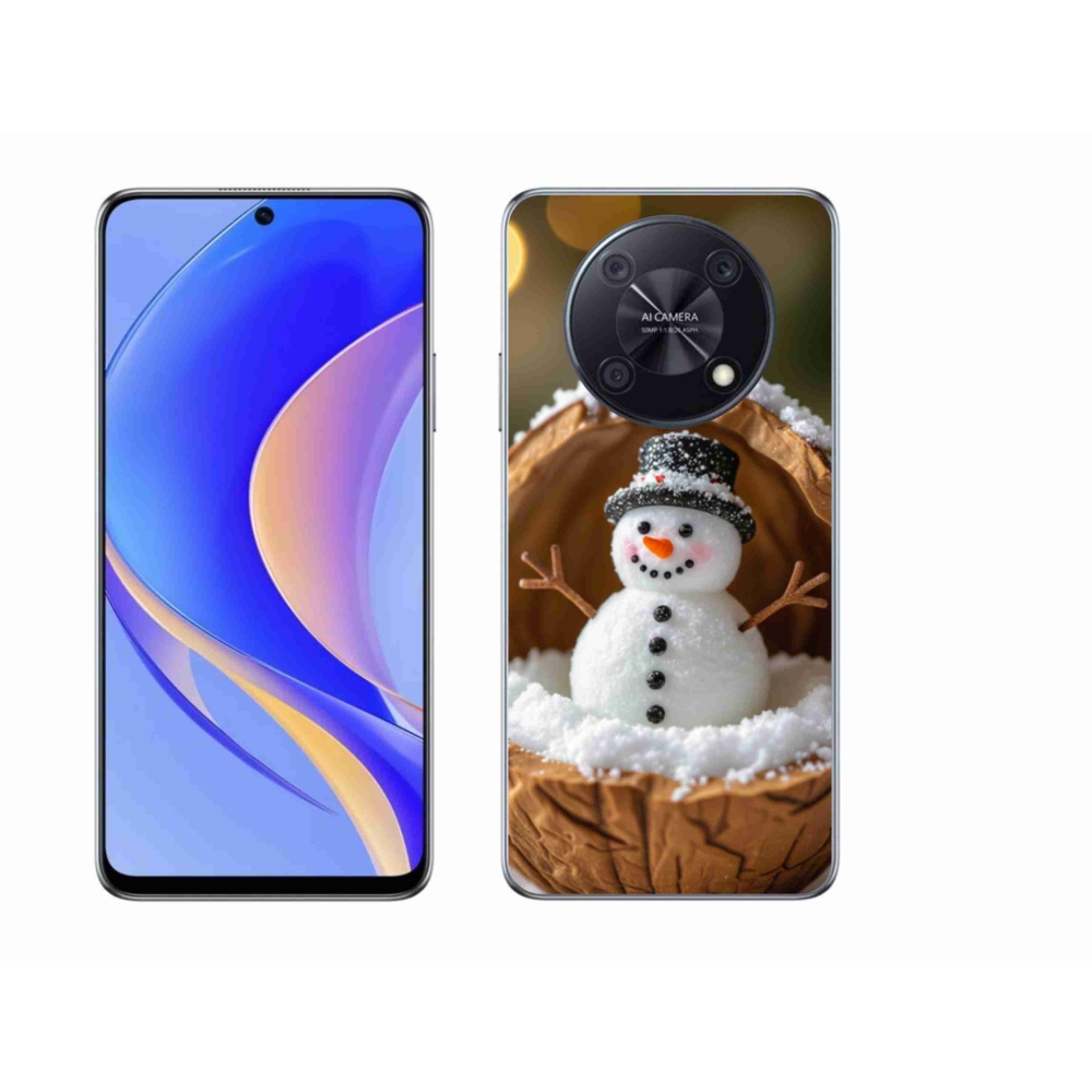 Gél borítás mmCase a Huawei Nova Y90 készülékhez - hóember 4