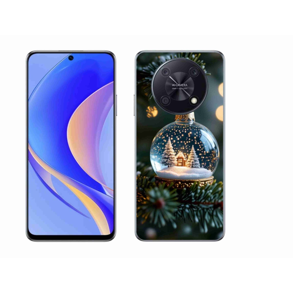 Gél borító mmCase a Huawei Nova Y90-hez - Karácsonyi golyók 2