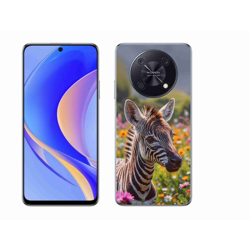 mmCase gél tok a Huawei Nova Y90-hez – zebra a réten