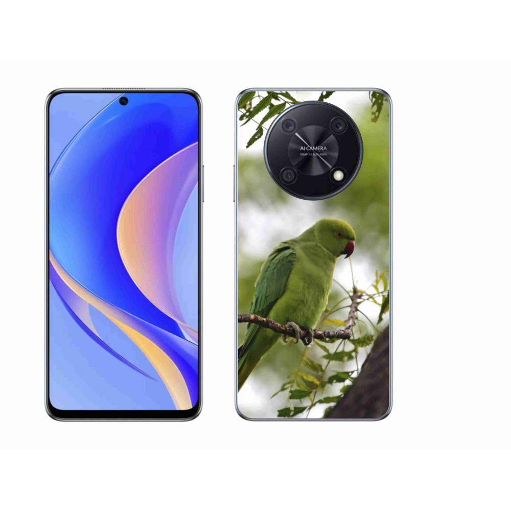 Gél borítás mmCase a Huawei Nova Y90 készülékhez - zöld papagáj