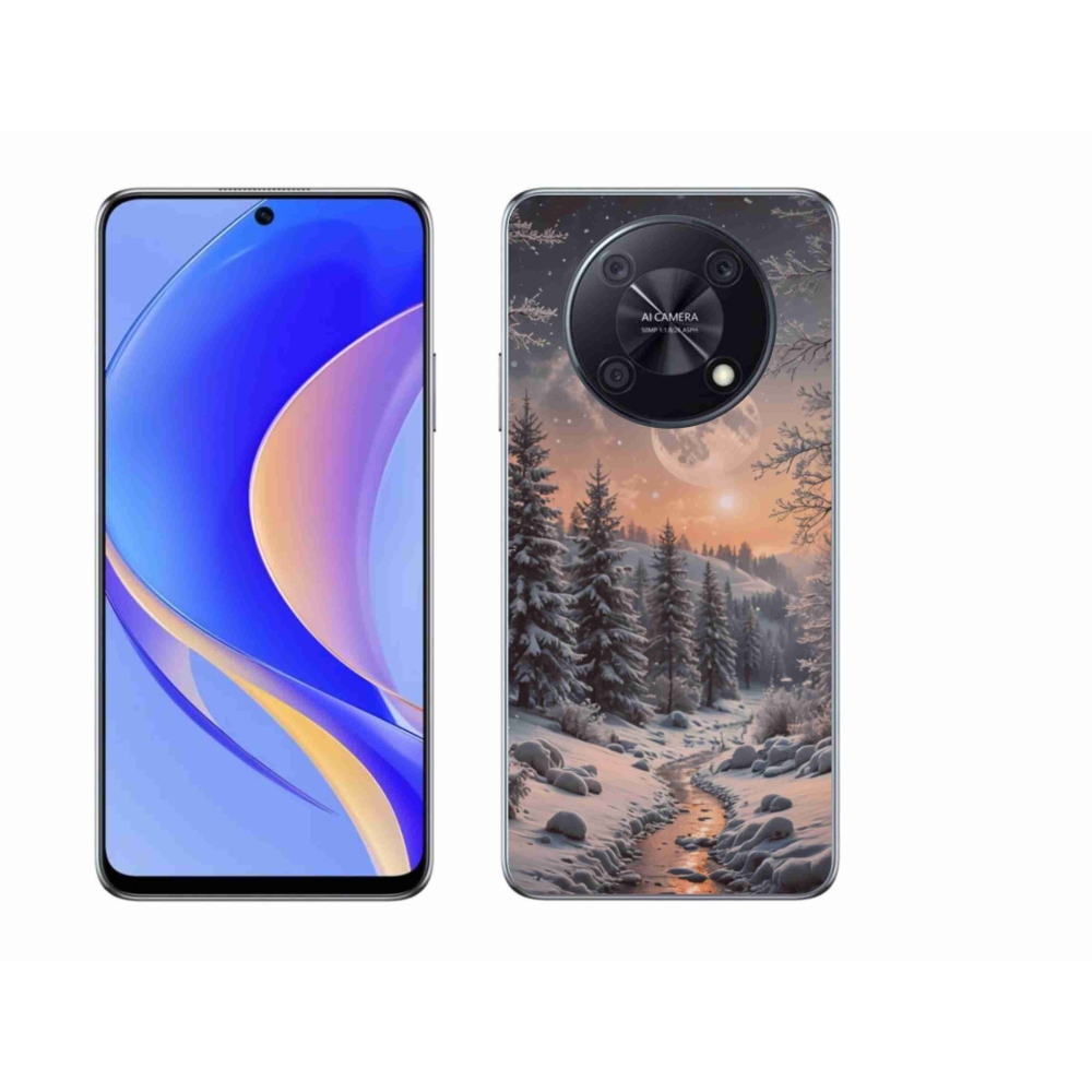Gél borítás mmCase a Huawei Nova Y90-hez - téli táj 2