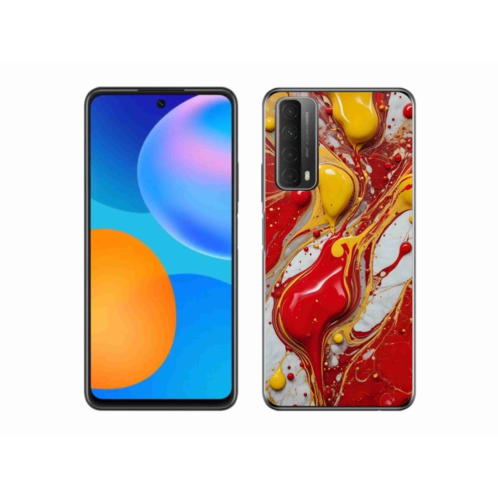 Zselés borítás mmCase a Huawei P Smart (2021) - absztrakt motívum 42