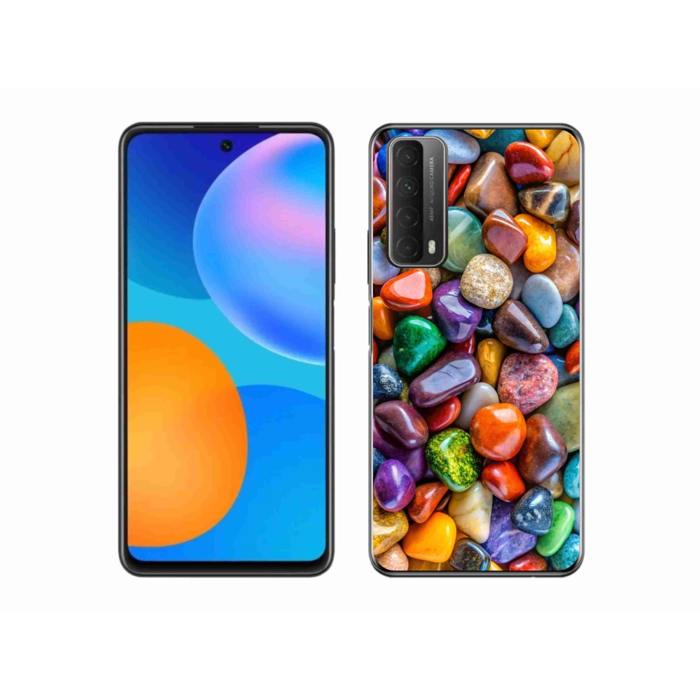 Zselés borítás mmCase a Huawei P Smart (2021) - színes strasszkövekkel