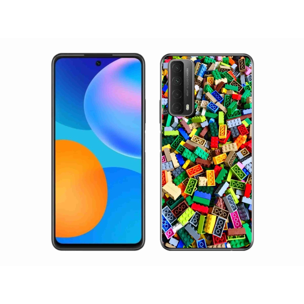 Zselés borítás mmCase a Huawei P Smart (2021) - színes építőelemek