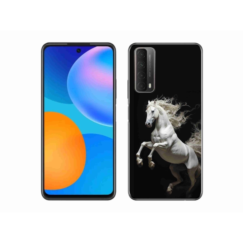 Zselés borítás mmCase a Huawei P Smart (2021) - fehér ló 4