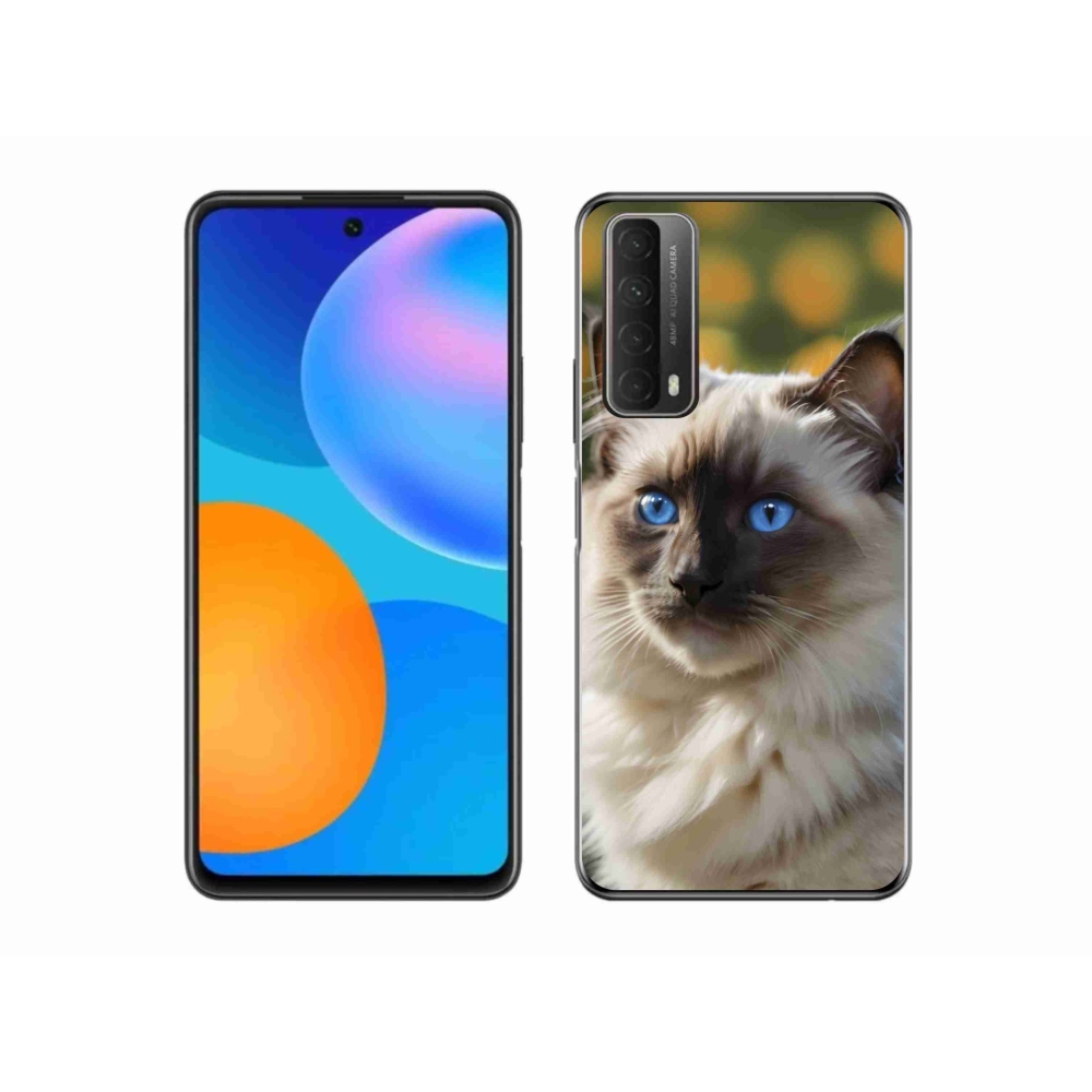 Gél védőhuzat mmCase a Huawei P Smart (2021) - fehér rongybaba számára
