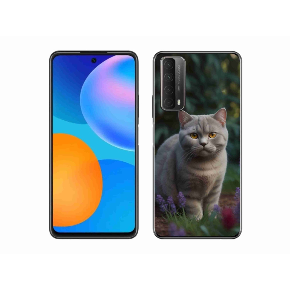 Zselés borítás mmCase a Huawei P Smart (2021) - Brit macska