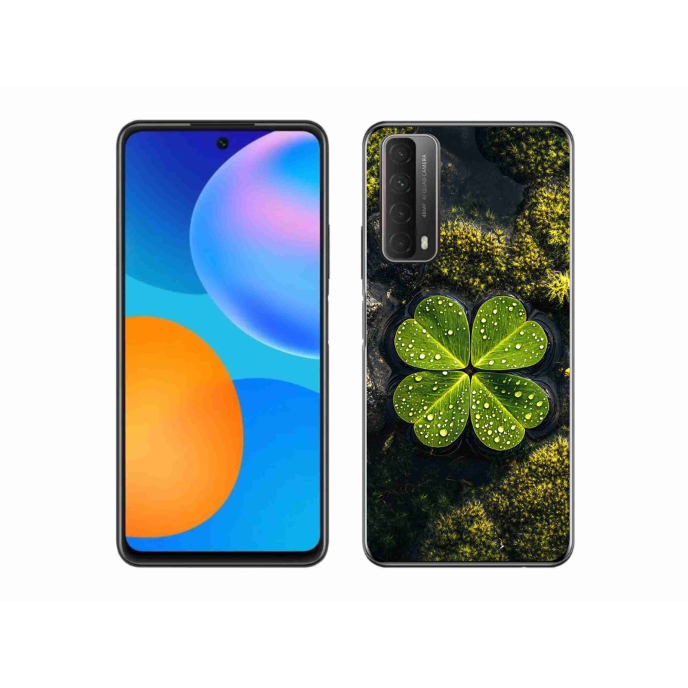 Zselés borítás mmCase a Huawei P Smart (2021) - négylevelű lóhere