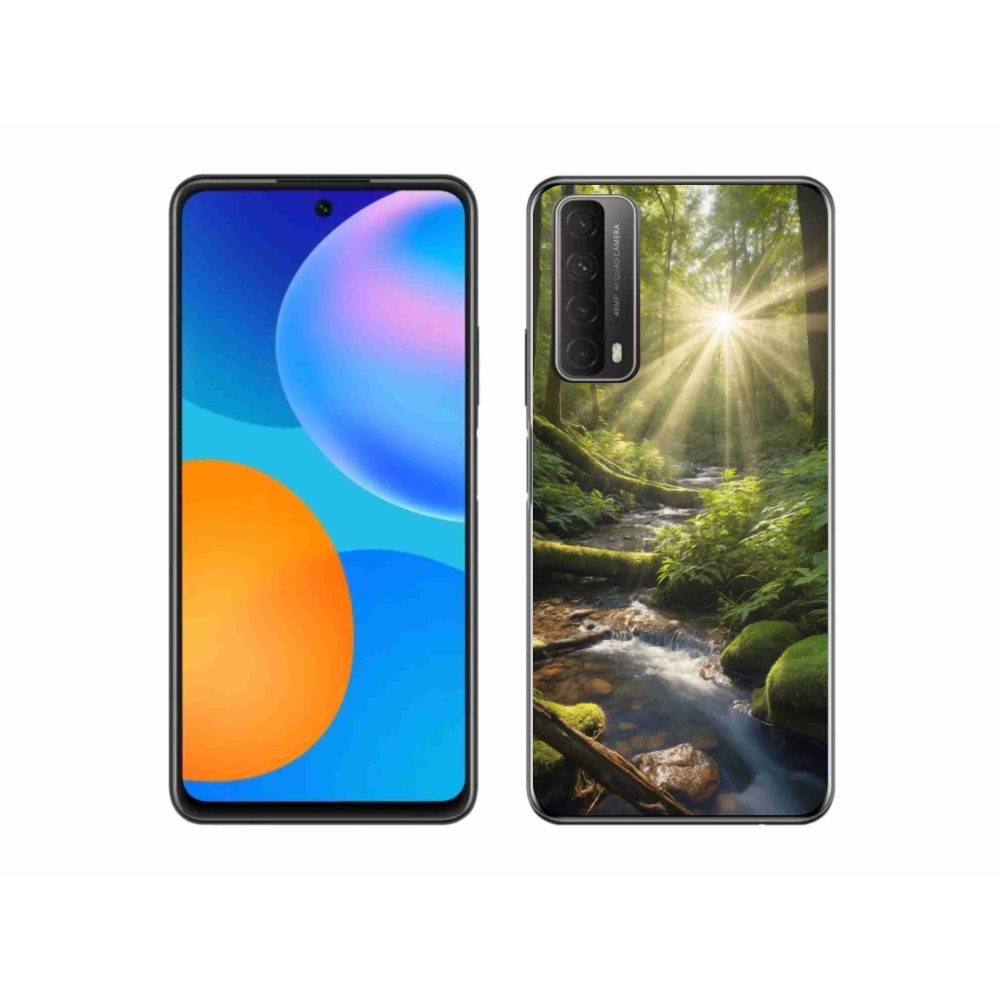 Zselés borítás mmCase a Huawei P Smart (2021) - erdei mélységben