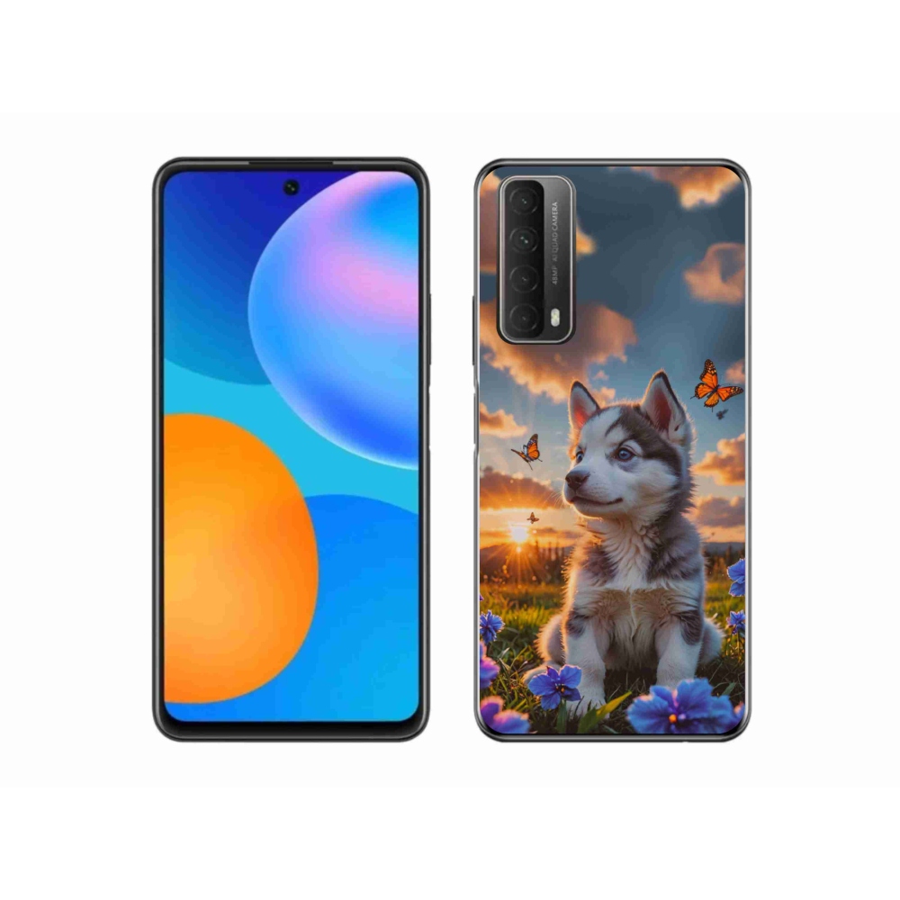 mmCase gél tok a Huawei P Smart (2021) készülékhez – husky naplementekor