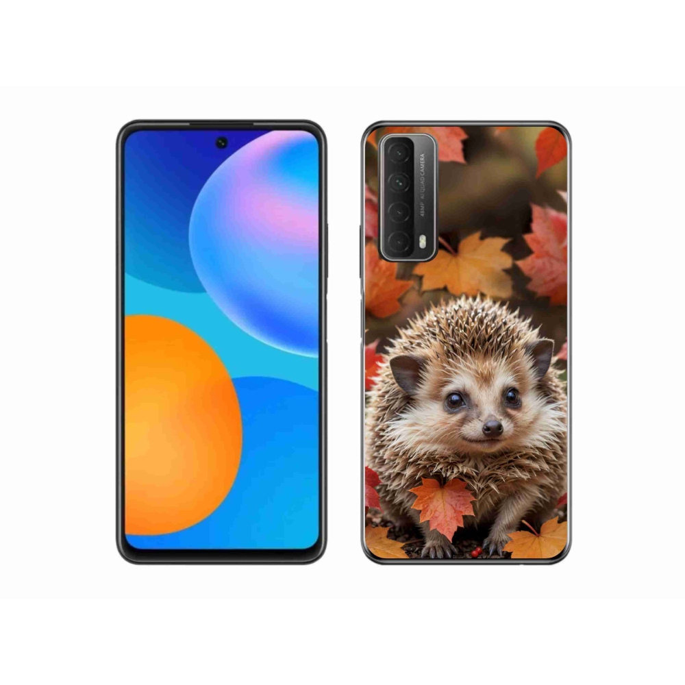 mmCase gél tok a Huawei P Smart (2021) készülékhez – sündisznó a levelek között