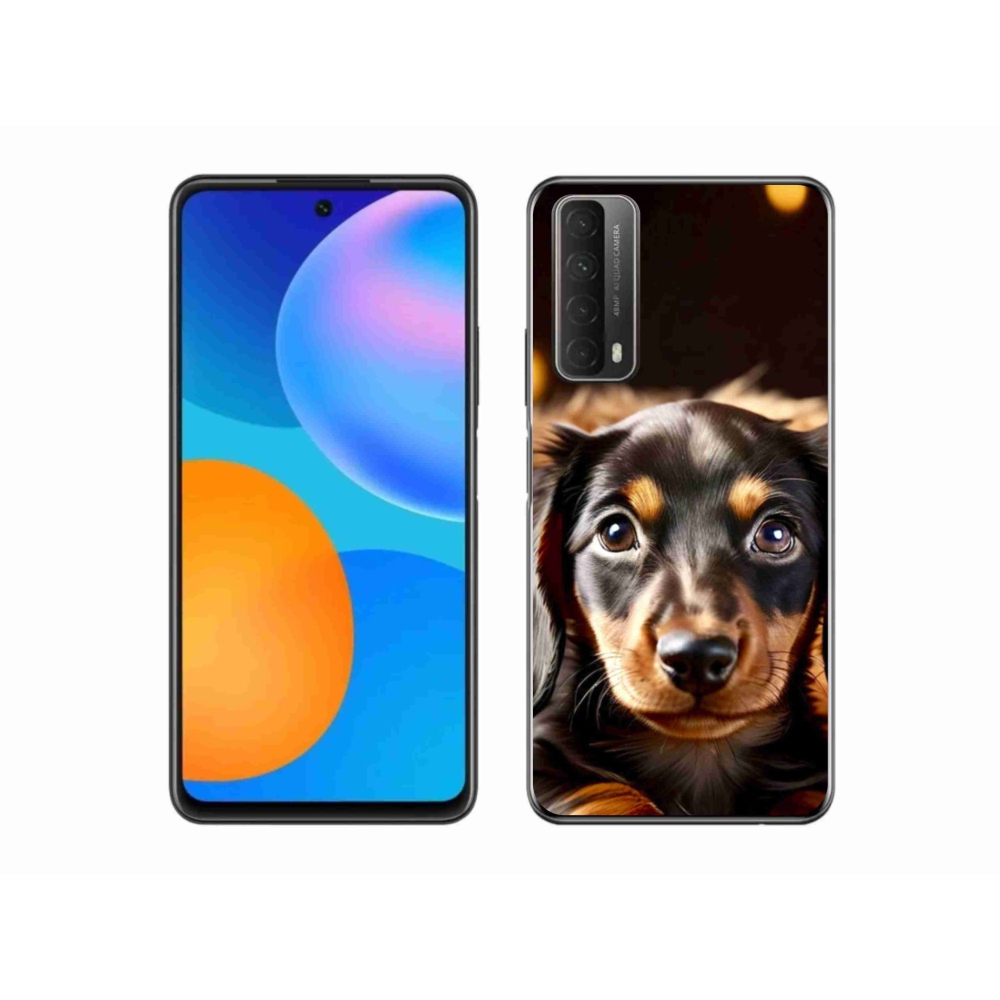 Zselés borítás mmCase a Huawei P Smart (2021) - tacskóhoz
