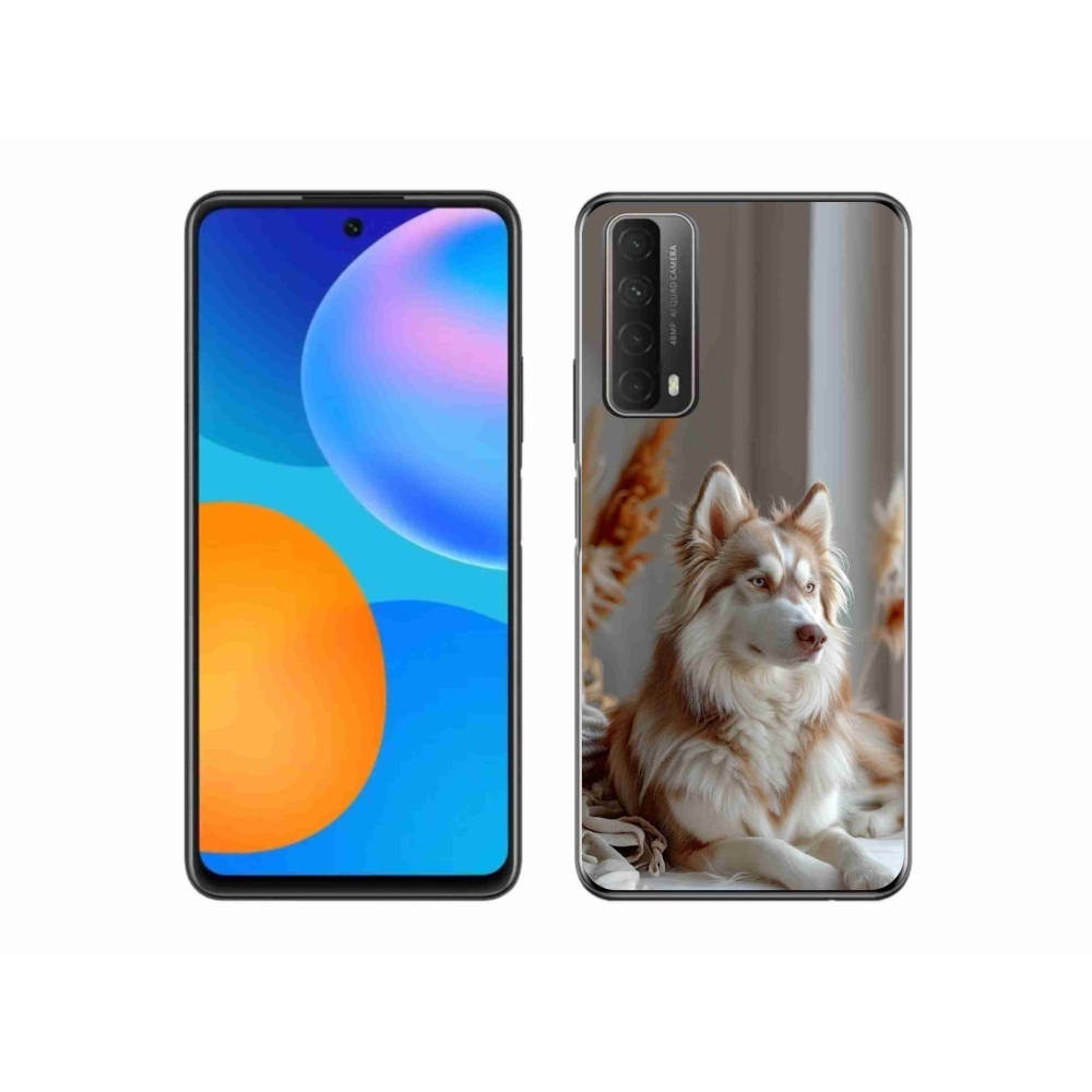 mmCase gél tok a Huawei P Smart (2021) készülékhez – nyugodt szibériai husky