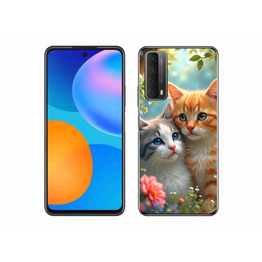 Gél borítás mmCase a Huawei P Smart (2021) - cat love 2