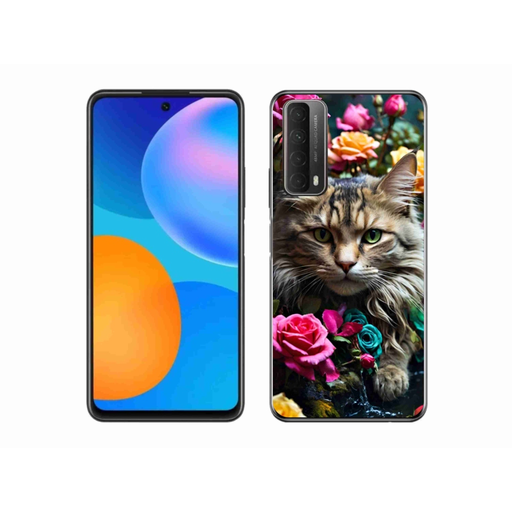 Zselés borítás mmCase a Huawei P Smart (2021) - macskaszem nézet 2