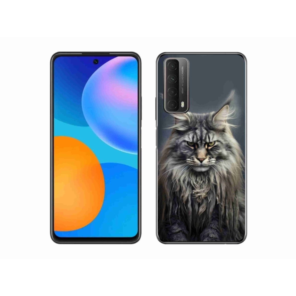 Gél borítás mmCase a Huawei P Smart (2021) - macskaszem nézet 4