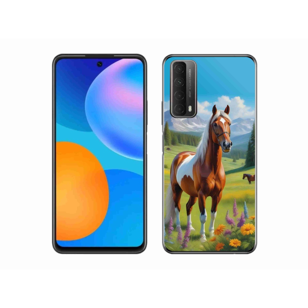 mmCase gél tok a Huawei P Smart (2021) készülékhez – ló a réten
