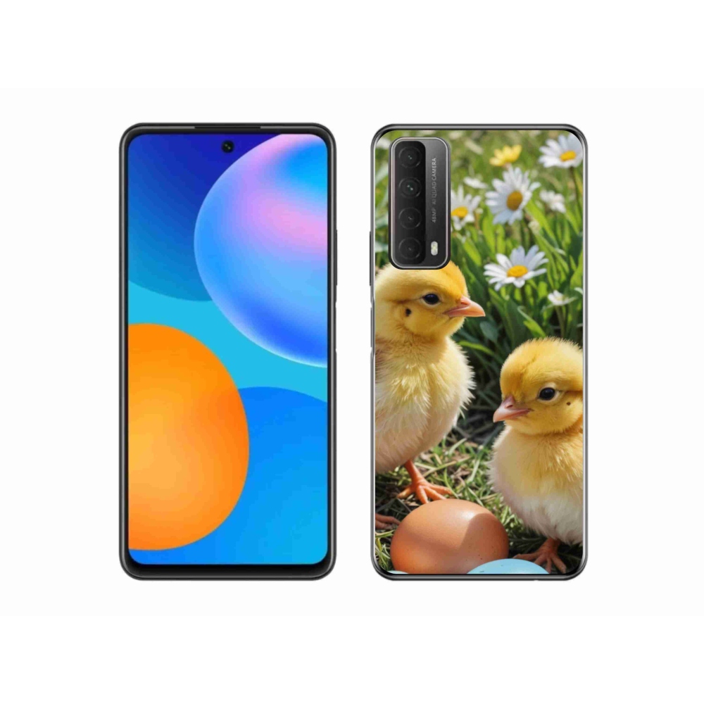 Zselés borítás mmCase a Huawei P Smart (2021) - csirkékhez