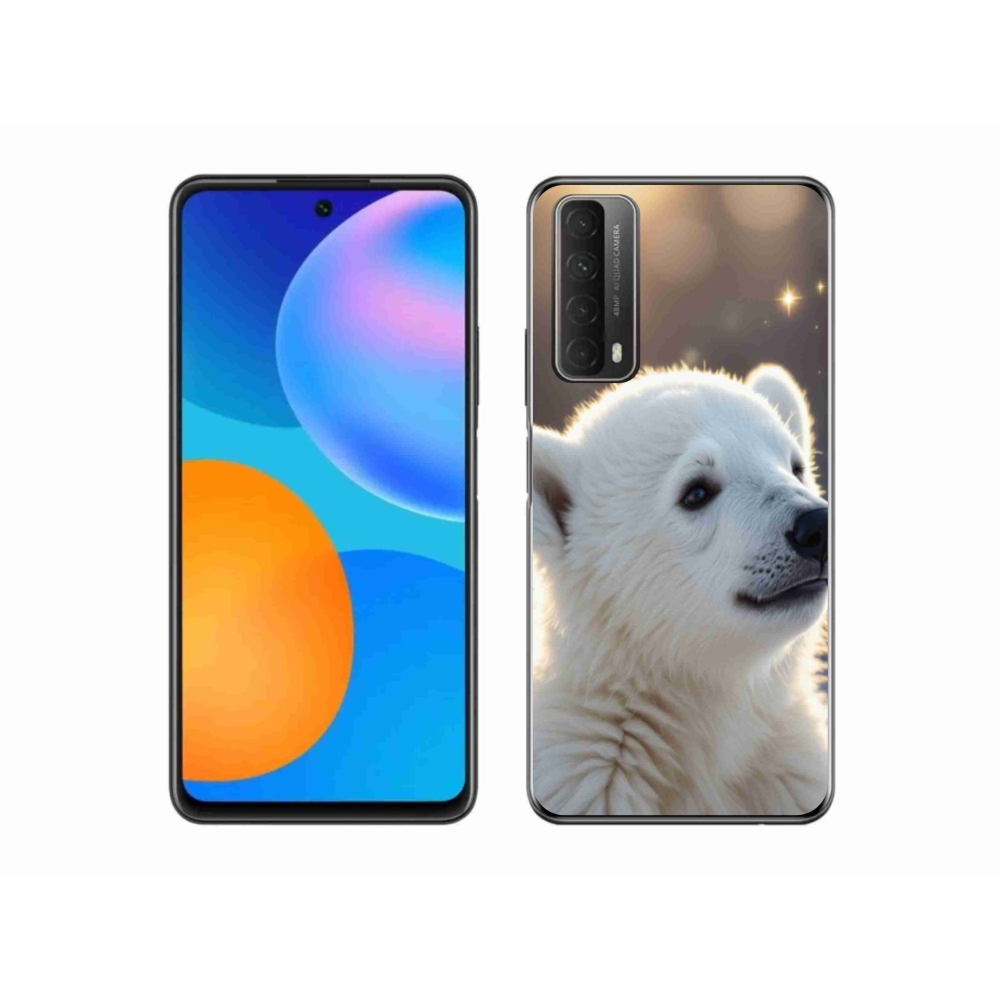 Zselés borítás mmCase a Huawei P Smart (2021) - jegesmedve