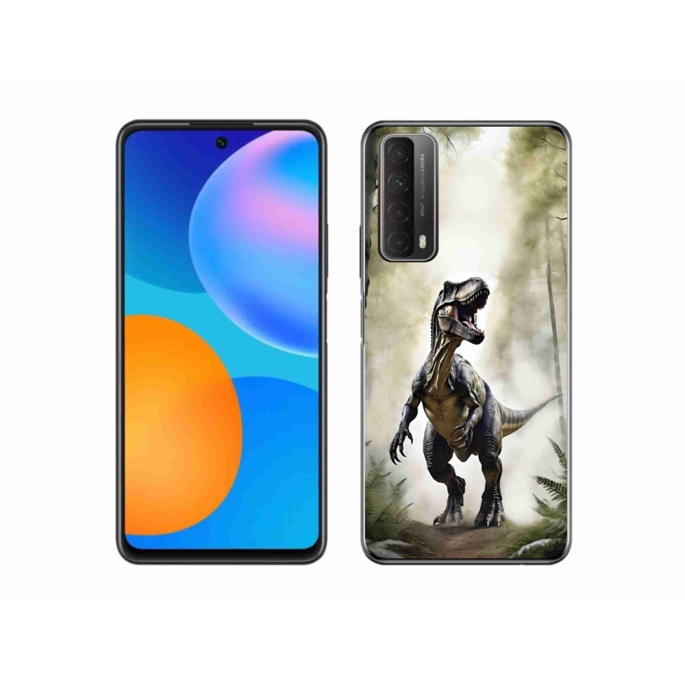 mmCase gél tok a Huawei P Smart (2021) készülékhez – dühös T-Rex