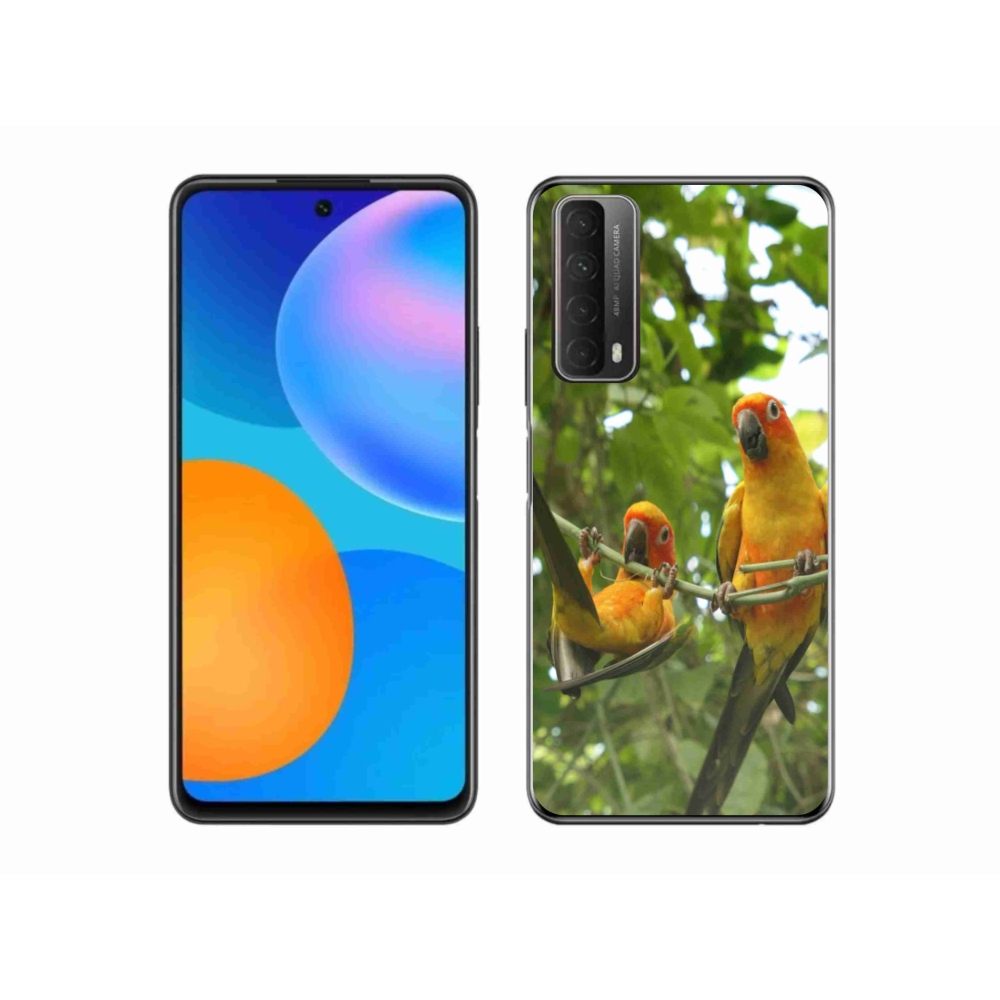 Gél borítás mmCase a Huawei P Smart (2021) - papagájok aratingy