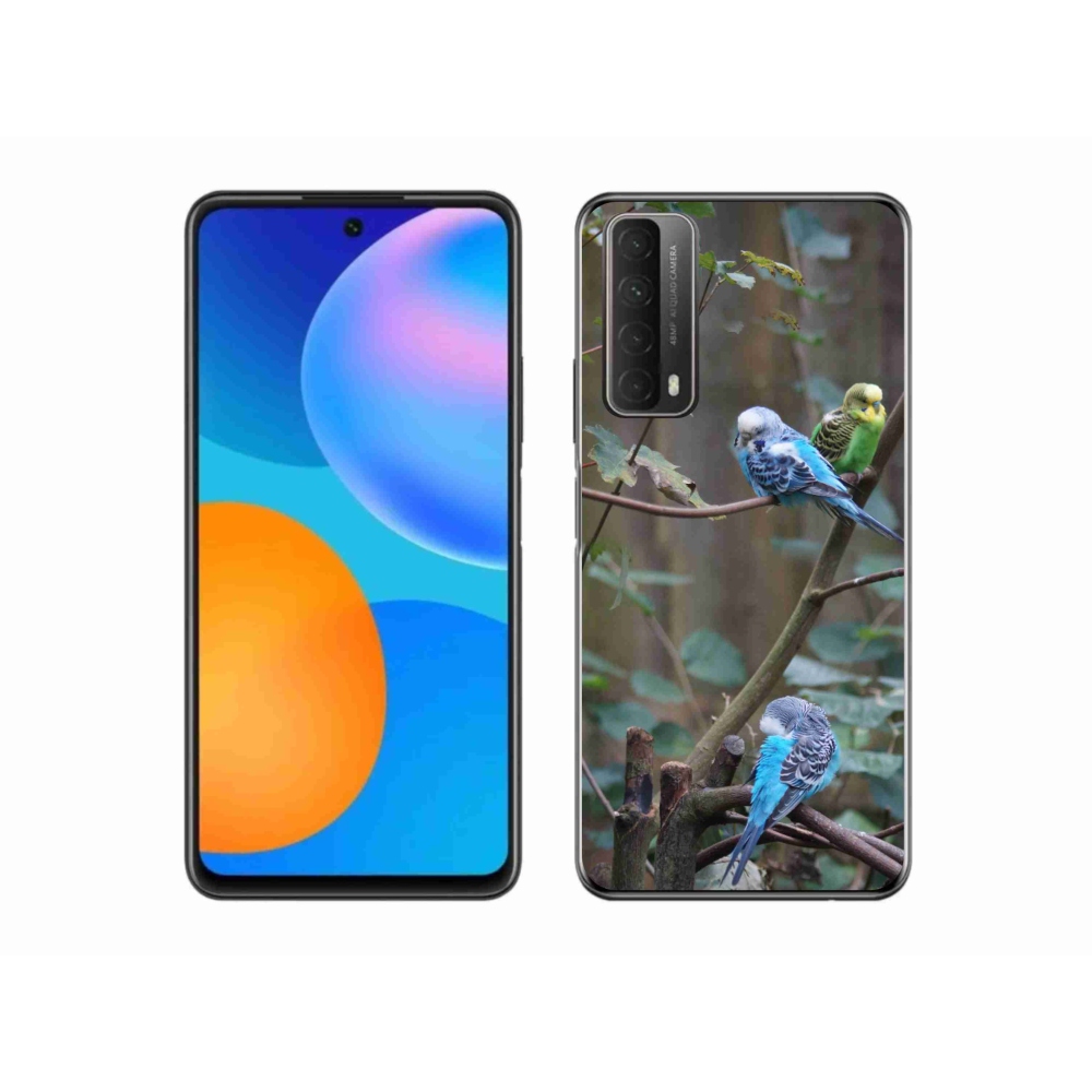 mmCase gél tok a Huawei P Smart (2021) készülékhez – papagájok az ágon