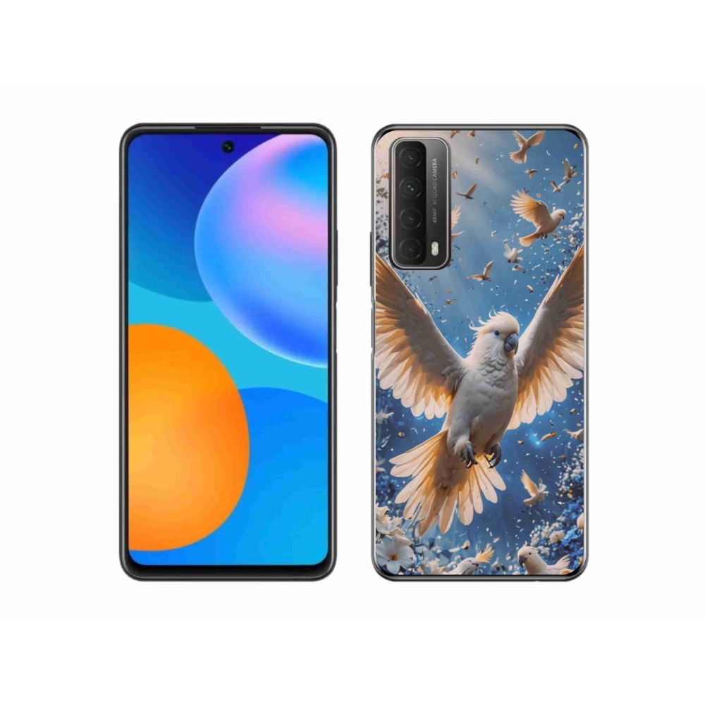 Zselés borítás mmCase a Huawei P Smart (2021) - papagáj kakadu