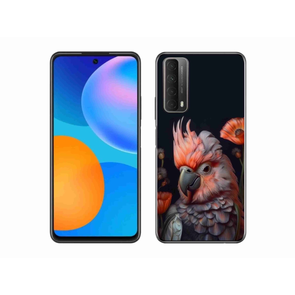 mmCase gél tok a Huawei P Smart (2021) készülékhez – színes kakadu papagáj
