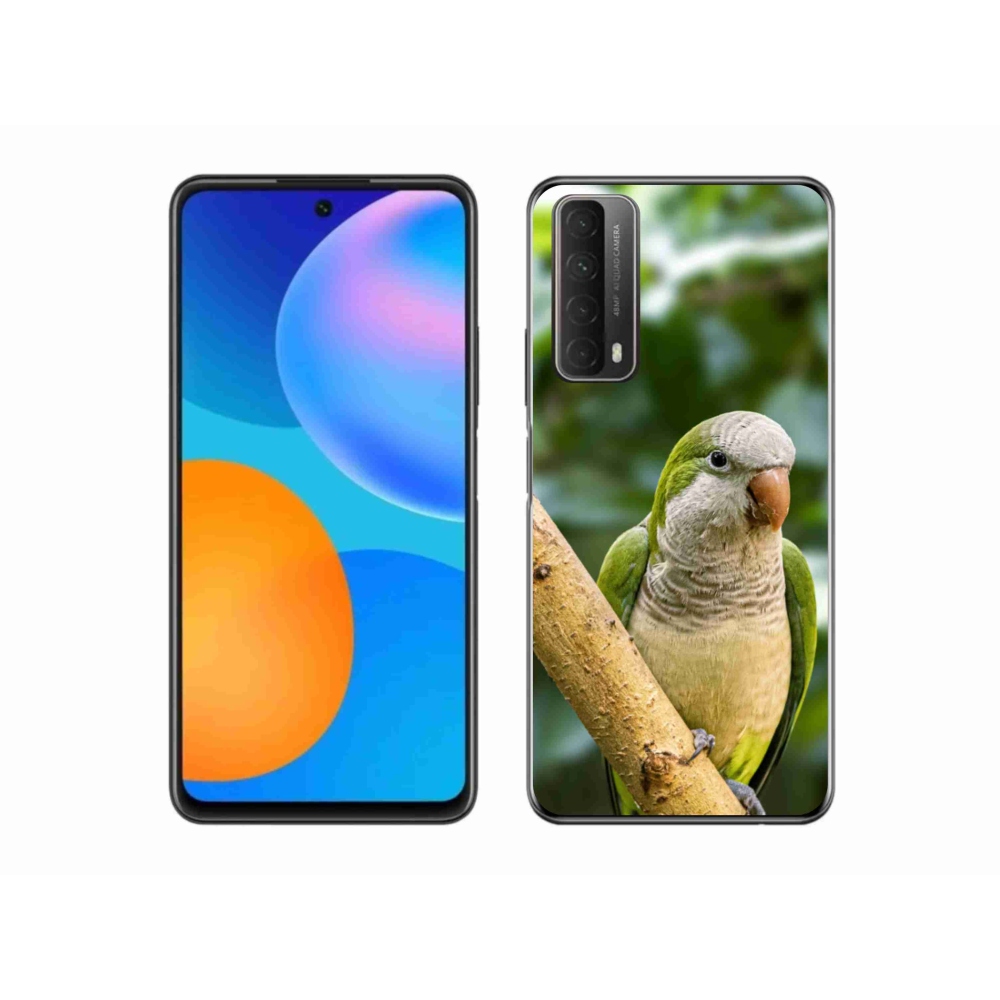 Zselés borítás mmCase a Huawei P Smart (2021) - papagájhoz