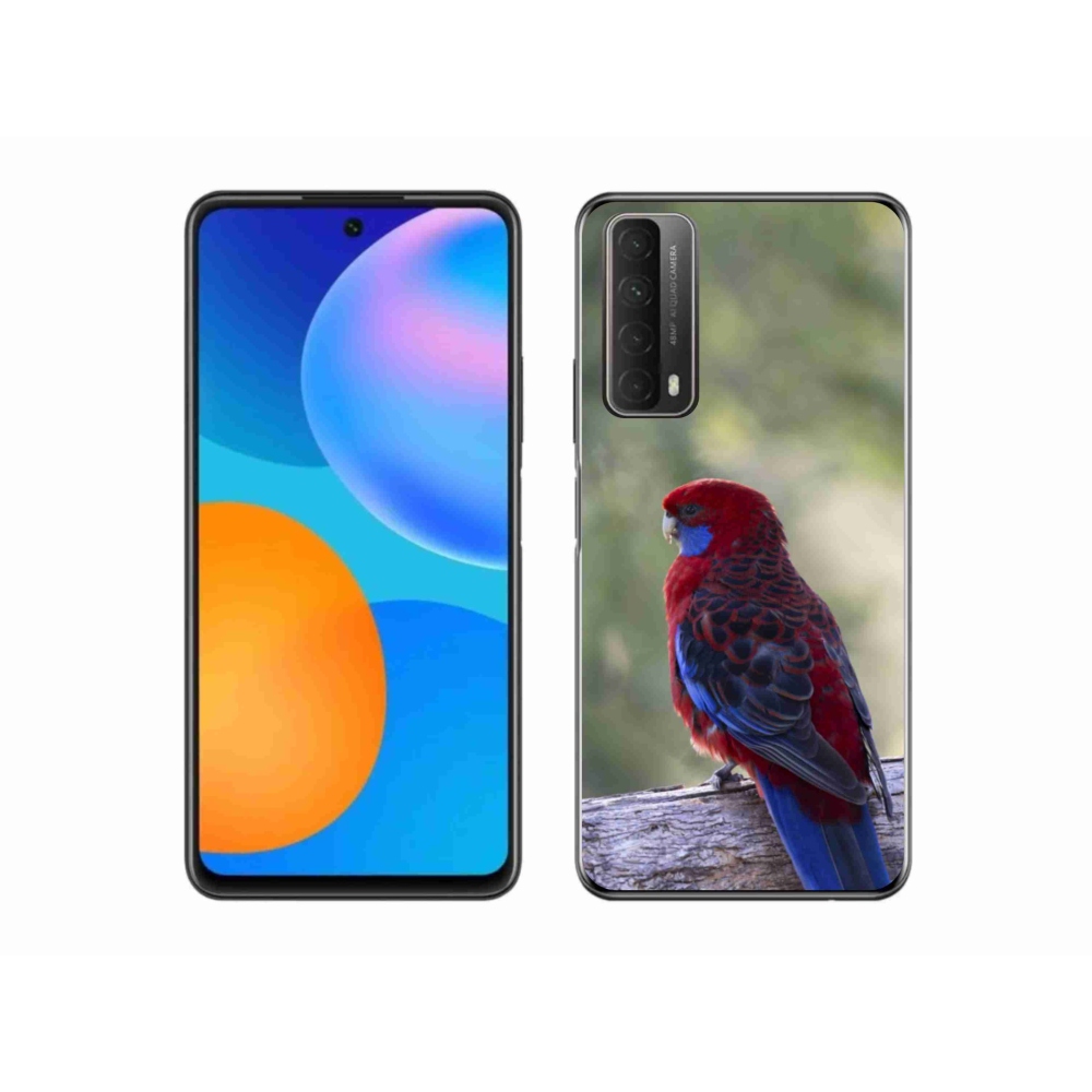 Zselés borítás mmCase a Huawei P Smart (2021) - papagáj rosela