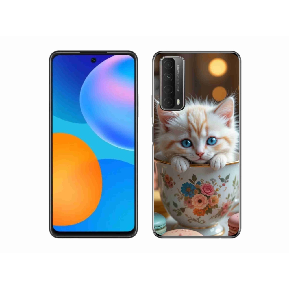 Gél borítás mmCase a Huawei P Smart (2021) - aranyos cica 6