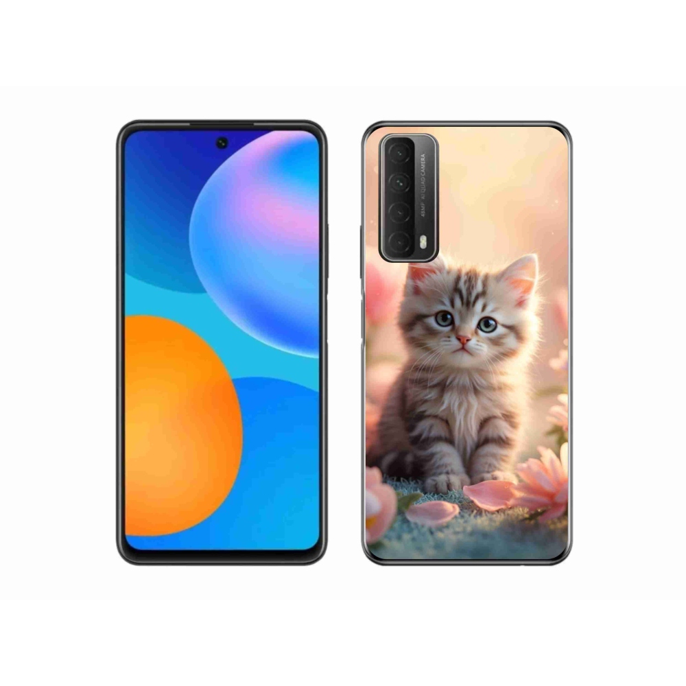 Gél borító mmCase a Huawei P Smart (2021) - aranyos cica 8