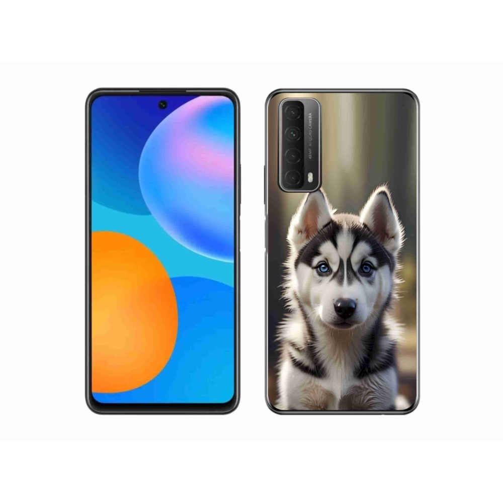 mmCase gél tok a Huawei P Smart (2021) készülékhez – aranyos szibériai husky