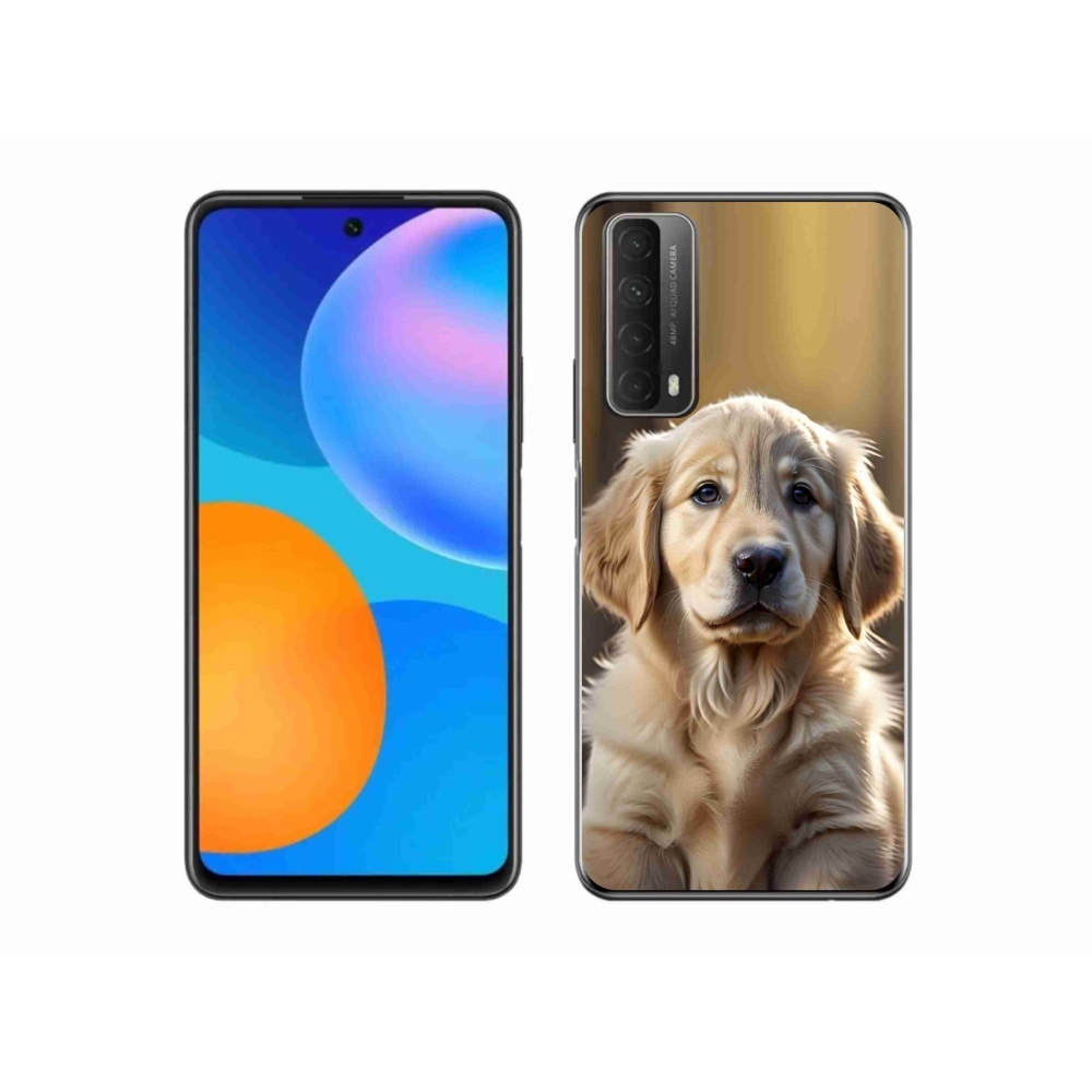 mmCase gél tok a Huawei P Smart (2021) készülékhez – aranyos arany retriever