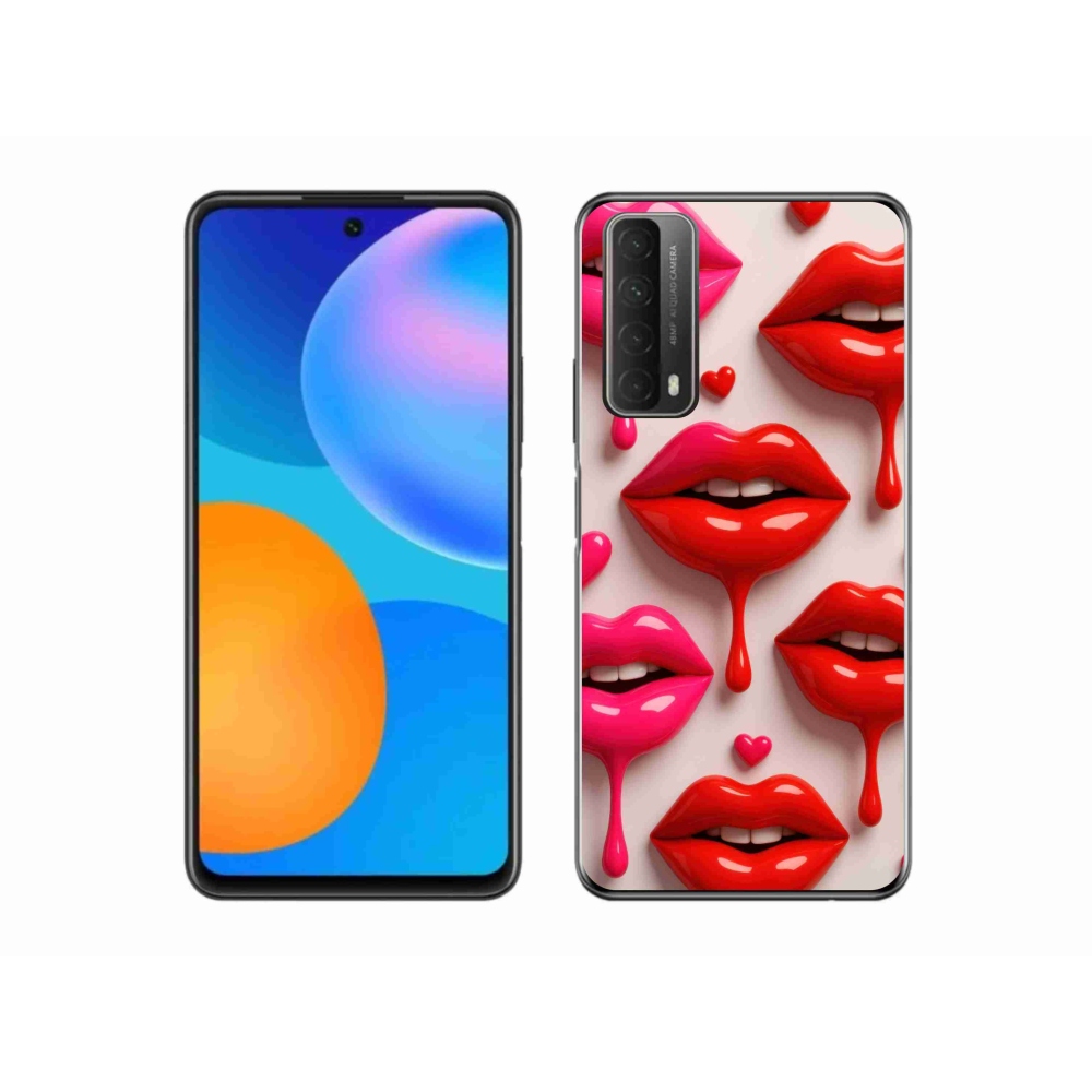 Zselés borító mmCase a Huawei P Smart (2021) - ajkak 2