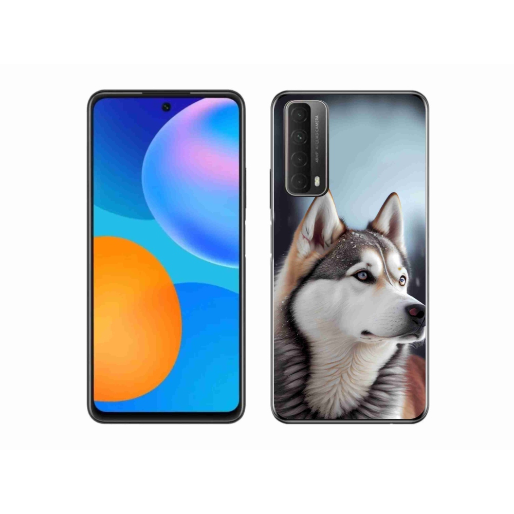 mmCase gél tok a Huawei P Smart (2021) készülékhez – szibériai husky