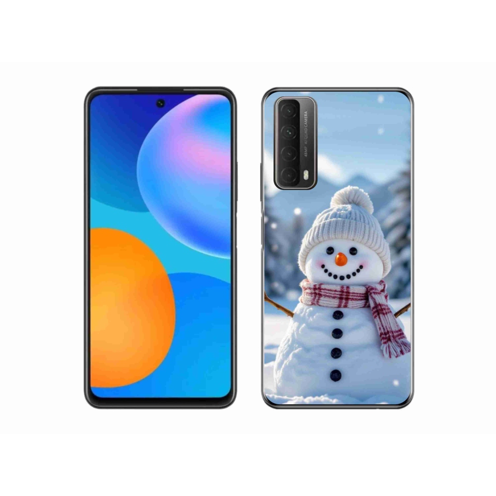 Zselés borítás mmCase a Huawei P Smart (2021) - hóember 3